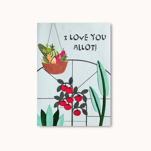 Handmade greeting card - I Love You A Lot