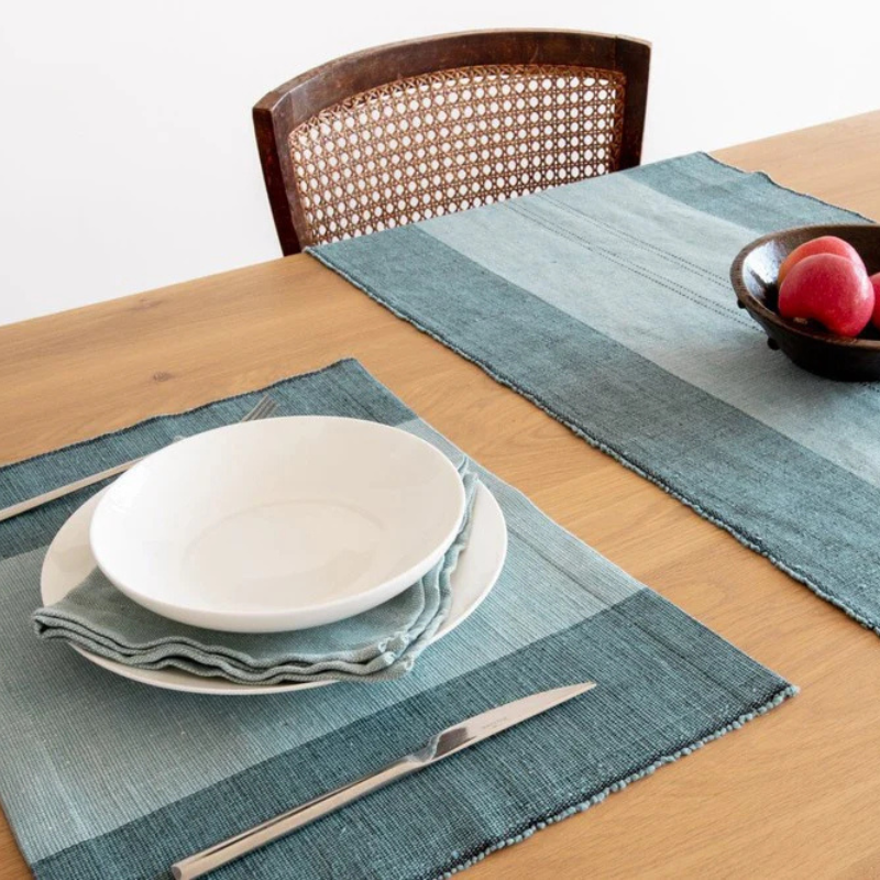 Handgeweven Sodo Tafelloper - 100% katoen