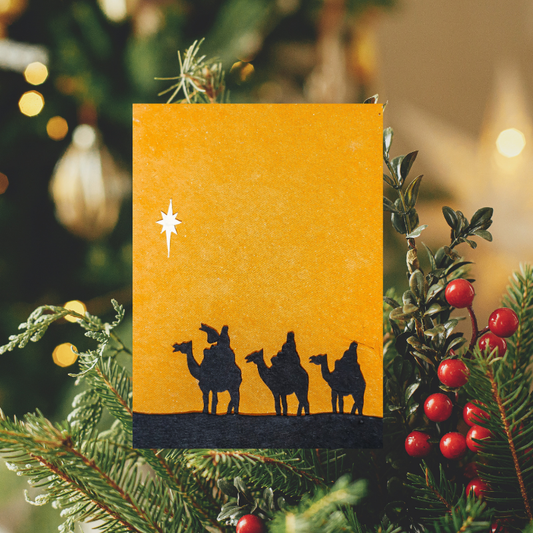 Wise Men from the East - Kerstkaart