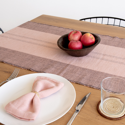 Handgeweven Sodo Tafelloper - 100% katoen