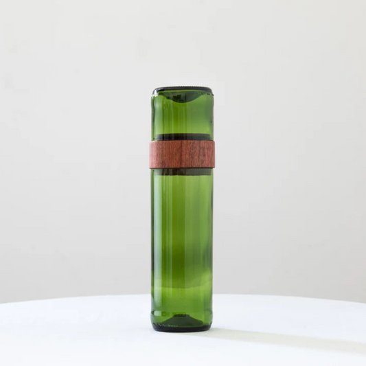 Handgemaakte Vanila spaghettipot - Gerecycled glas