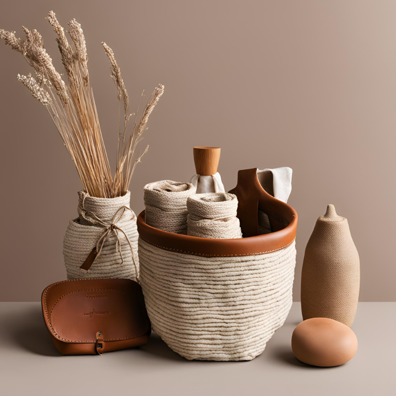 Een cadeaupakket met duurzame producten