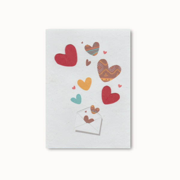 Handmade greeting card - Sending Love