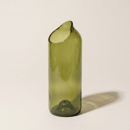 Handgemaakte Kiluba vaas - Gerecycled glas