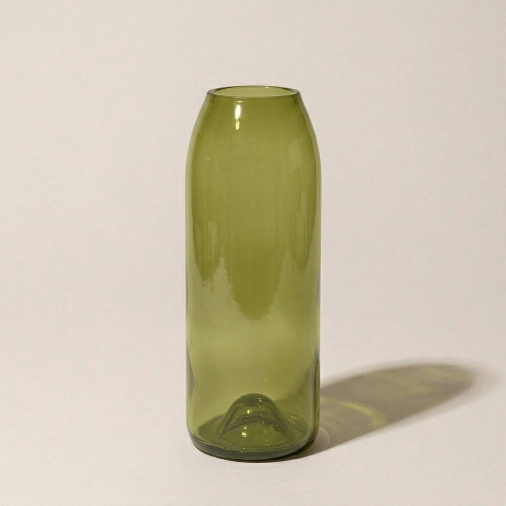 Handmade Asmini vase - Recycled glass