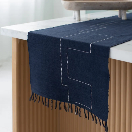 Handgeweven Rift Valley Tafelloper - 100% katoen