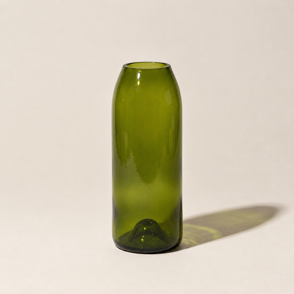 Handmade Asmini vase - Recycled glass