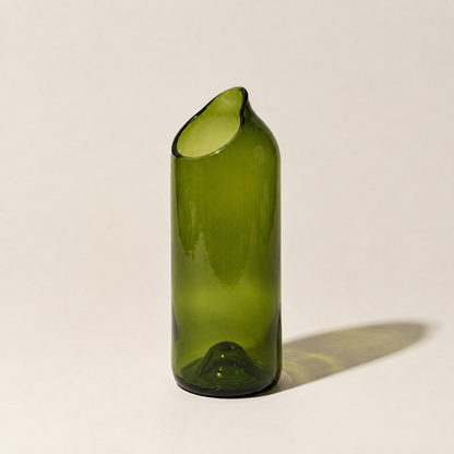 Handgemaakte Kiluba vaas - Gerecycled glas