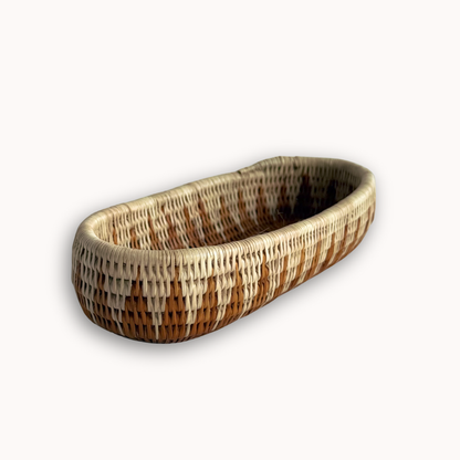 Handgeweven kruidenmandje