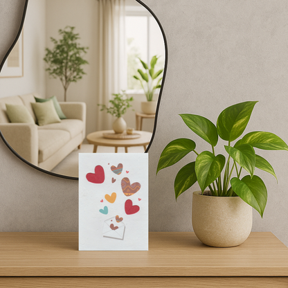 Handgemaakte wenskaart - Sending Love