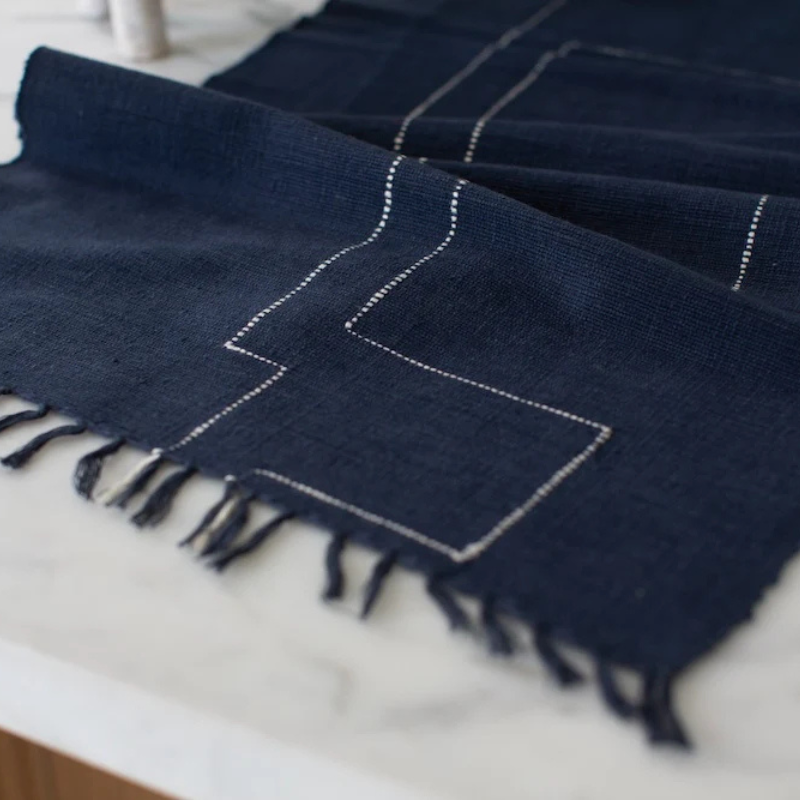 Handgeweven Rift Valley Tafelloper - 100% katoen