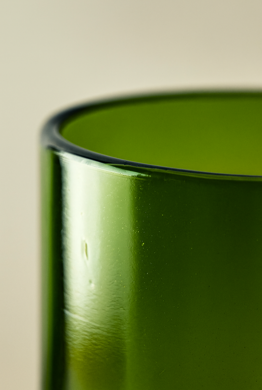 Handgemaakte Dafu tall drinkglazen | set van 3 - Gerecycled glas