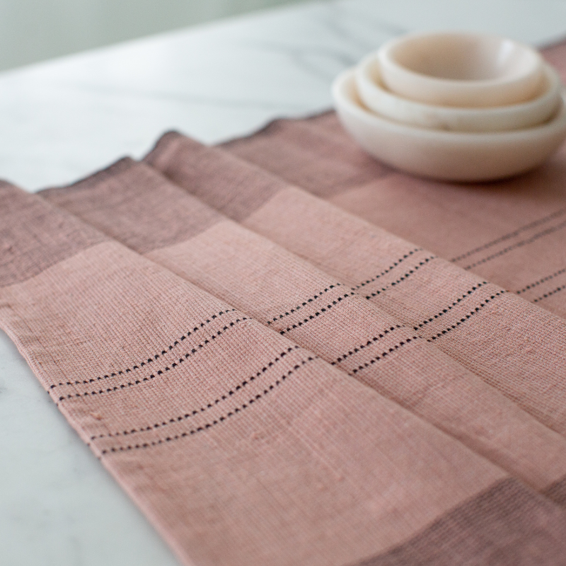 Handgeweven Sodo Placemat | set van 4 - 100% katoen