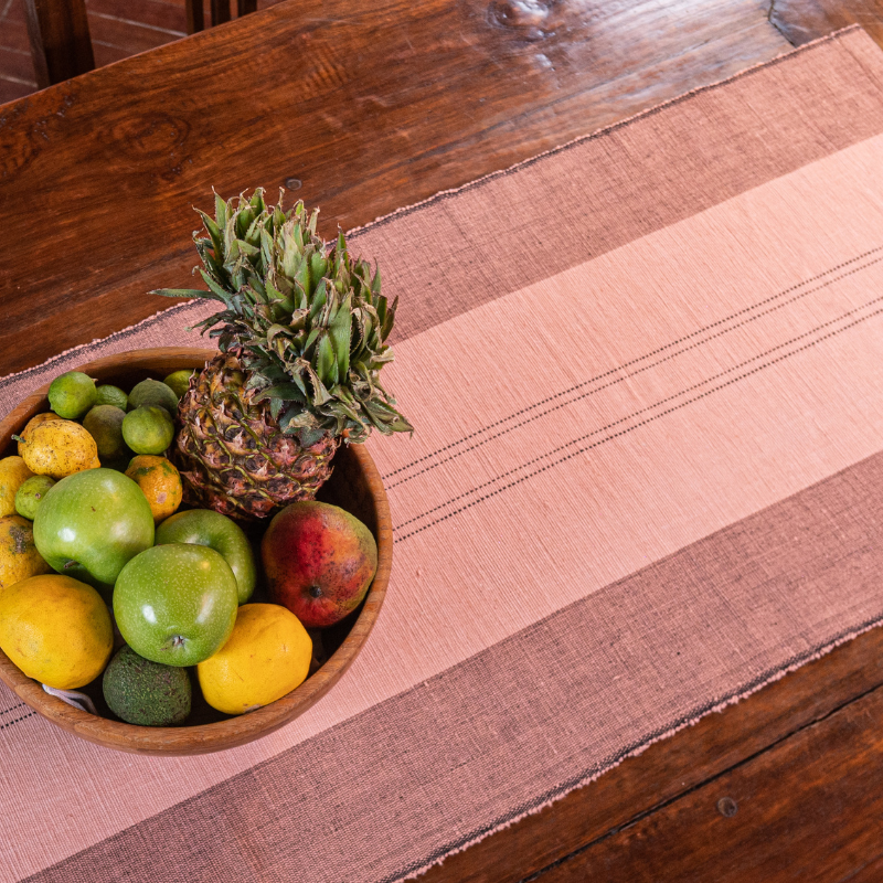 Handgeweven Sodo Tafelloper - 100% katoen