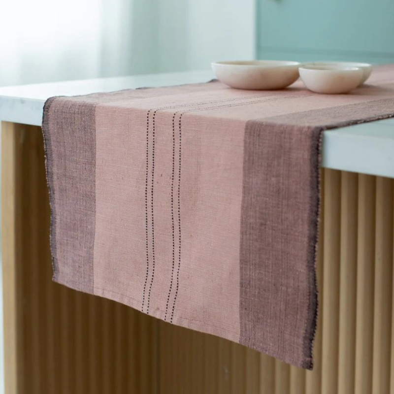 Handgeweven Sodo Tafelloper - 100% katoen