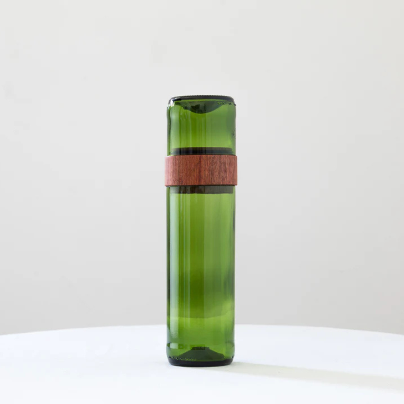 Handgemaakte Vanila spaghettipot - Gerecycled glas