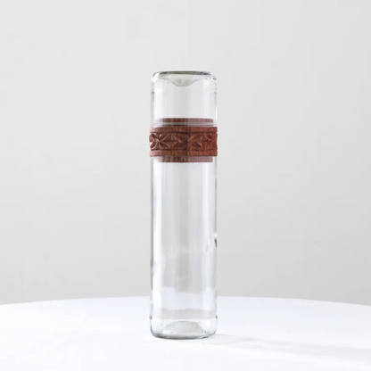 Handgemaakte Vanila Kinjani spaghettipot - Gerecycled glas