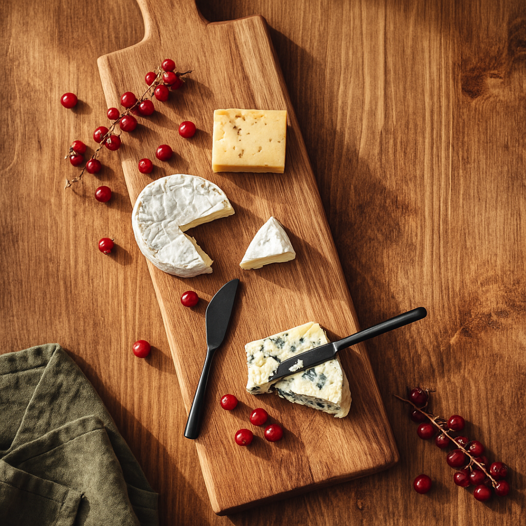 Houten borrelplank - 100% massief Kiaathout