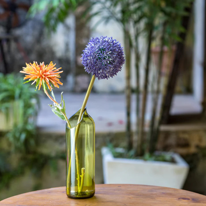 Handgemaakte Kiluba vaas - Gerecycled glas