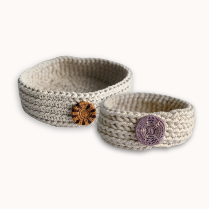 Gehaakte mand - set van 2