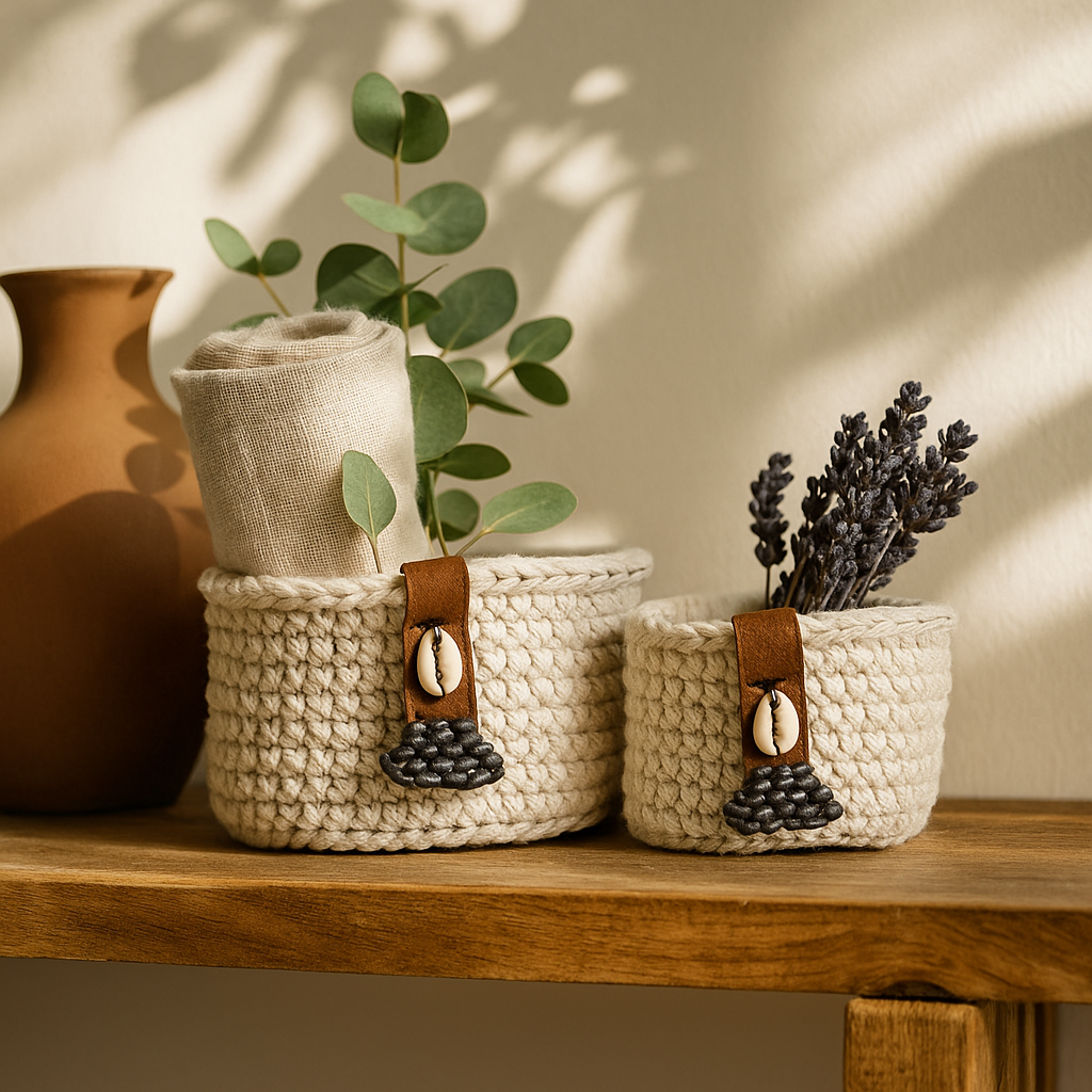 Gehaakte mand - set van 2